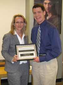 2009 Assistant Professor Undergraduate Teaching Award - Mark Daniel Ward
